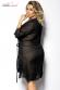 Islla - Vestaglia in tulle con inserti in pizzo.