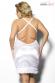 Tanise - Chemise in satin e tulle con rosa.