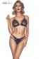 Koronis - Intimo 2 pezzi in tulle e satin con strass.