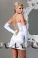 Lingerie Coquette: corpetto broccato stringato. Taglie forti.