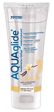 AQUAglide lubrificante commestibile al gusto di vaniglia. 100ml.