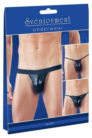 Confezione 3 diversi perizoma da uomo.