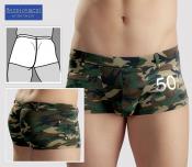 Boxer mimetico con tasca.