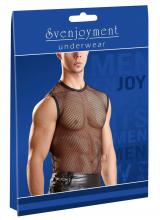 Shirt nera in rete
