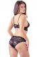 Intimo 2 pezzi nero in pizzo.