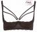 Reggiseno carioca con stringhe decorative.