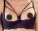 Intimo 2 pezzi carioca in pizzo con stringhe ed anelli.