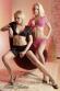 2 pezzi top e gonna rosa.