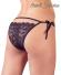 Mandy Mystery - Slip con pizzo e legature laterali.