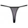 Tanga aperto con perle, anelli di strass e catene.