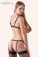 Bikini con stringhe e catenella.