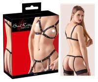 Bikini con stringhe e catenella.