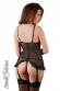 Chemise in pizzo senza coppe con reggicalze.