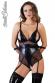 Body con aperture a zip + legature per braccia.