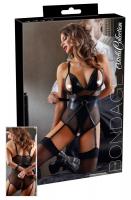 Body con aperture a zip + legature per braccia.