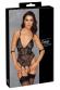 Body in pizzo con polsini e catene.