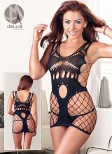 Chemise a rete con motivi semi coprenti.