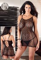 Chemise a rete con motivo onde.