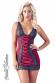 Chemise con parti in pizzo e criss cross.