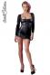 Mini abito con zip e strass.