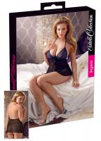Babydoll schiena nuda con coppe in pizzo.