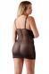 Chemise in microrete con coppe ed inserti in pizzo.