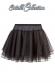 Petticoat sottoveste in tulle. Nero.