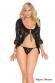 Babydoll bianco in pizzo con perizoma.