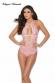 Body rosa in pizzo.