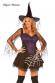 Costume strega con ragnatele 2 pezzi. XL
