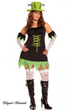 Travestimento Monster Mistress 5 pezzi. 1/2X-3/4X