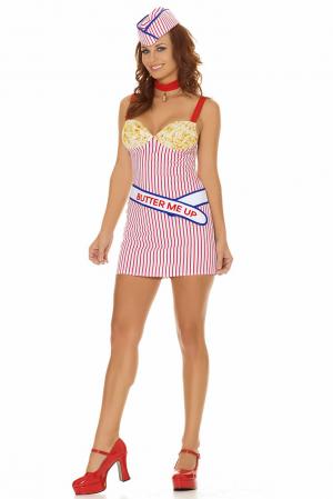 Costume Buttery babe 4 pezzi.