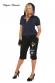 Costume poliziotta 5 pezzi XL. Include gonna e pinocchietti.