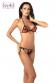 KRYSTAL: bikini CALLIOPE damascato apribile. Rosso.