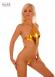 Body minimalista in lam dorato Dorothy.