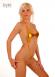 Mini body in lam dorato Goldie.