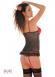 Guepiere in tulle e velluto + calze. Kelly