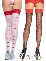 Calze con fiocchetti rossi. XL.