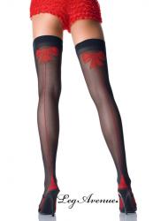 Calze con fiocco e tallone cubano. XL