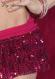 Top + minigonna in paillettes.