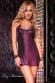 Vestito brillante con decoro in strass