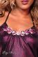 Vestito brillante con decoro in strass