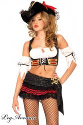 Costume Giovane Pirata 3 pz. - Pirate Lass.