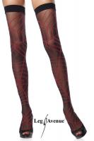 Calze con ragnatela rossa.