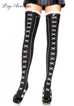 Calze con disegni e crocette.