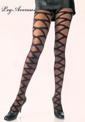 Collant criss cross.