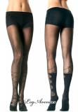 Collant con disegno "stivaletto".