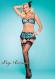Lingerie Burlesque: completo 3 pezzi.