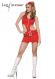 2 Pz. Red Soda Pop Girl Costume.