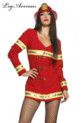 Costume vigilessa del fuoco - Red Hot Firefighter.